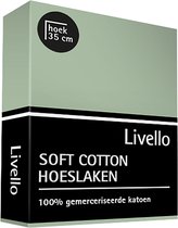 Livello Hoeslaken Soft Cotton Soft Green 90x200