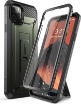 Supcase 360 Backcase hoesje met screenprotector iPhone 11 Pro - metallic Groen