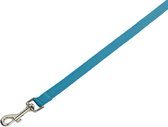 Nobby Classic Hondenlijn - Nylon - S - Lichtblauw - Breedte 15 mm - Lengte 120 cm