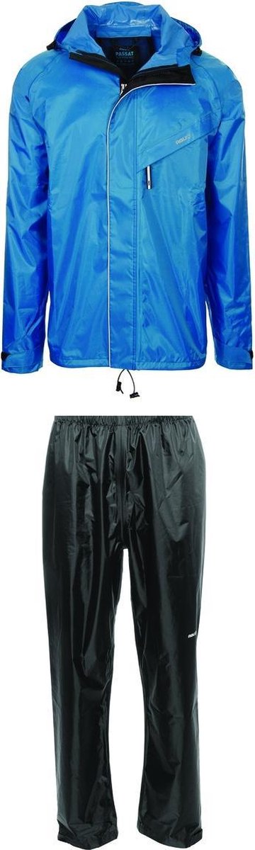 AGU Passat Regenpak - Maat L - Unisex - blauw/zwart