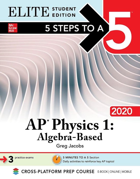 5 Steps to a 5: AP Physics 1: Algebra-Based 2020 Elite Stude ... - cover