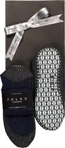 Falke Cosyshoes in geschenkverpakking - blauw -  Maat 39-40