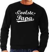 Coolste papa cadeau sweater zwart voor heren S