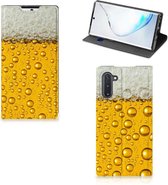 Geschikt voor Samsung Galaxy Note 10 Flip Style Cover Bier