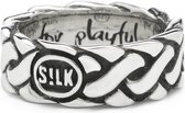 SILK Jewellery - Zilveren Ring - Fox - 160.18 - Maat 18