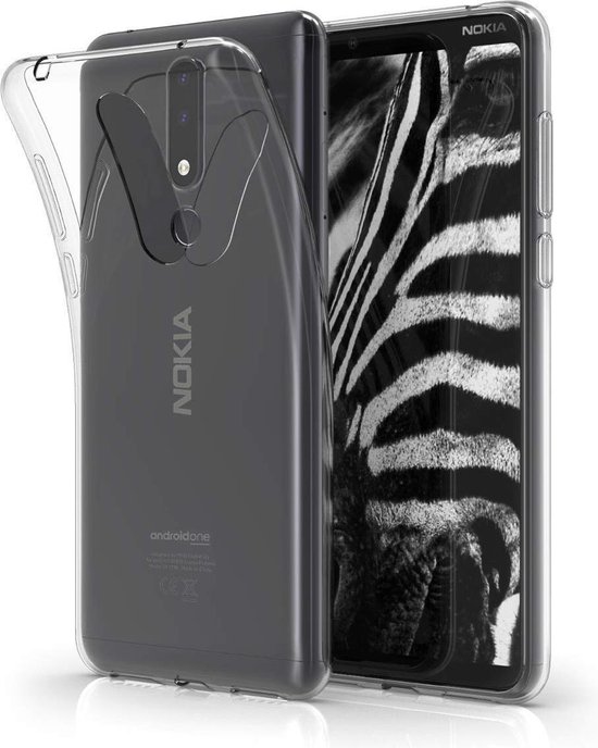Nokia 3.1 Plus - Silicone Hoesje - Transparant | bol.com