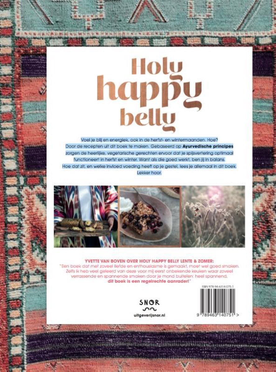 Holy happy belly - back cover