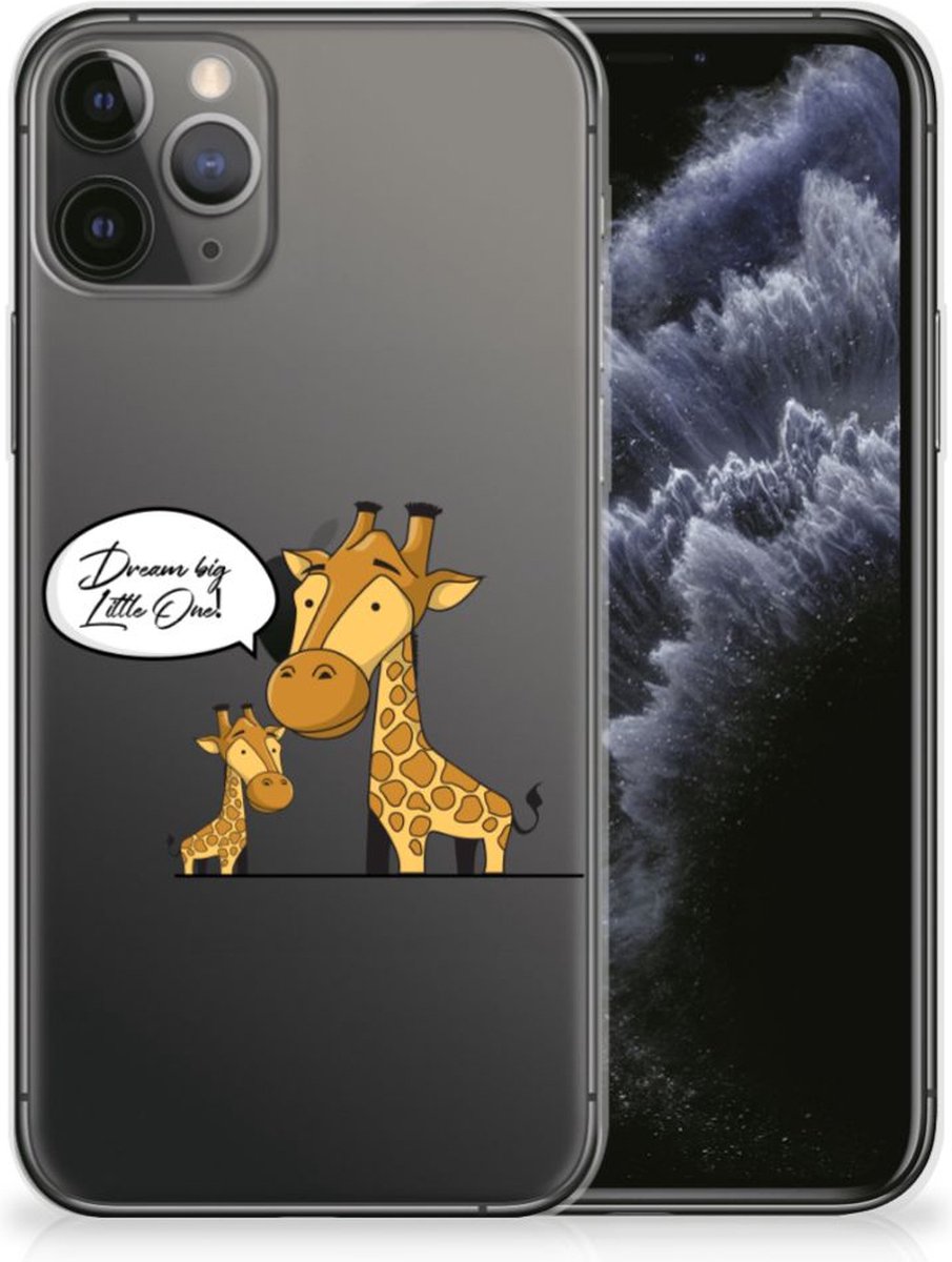 Apple iPhone 11 Pro Telefoonhoesje met Naam Giraffe
