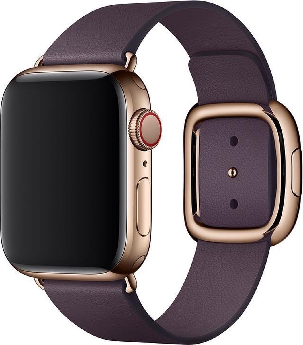 Apple Modern Buckle Apple Watch small 38mm 40mm 41mm Aubergine bol