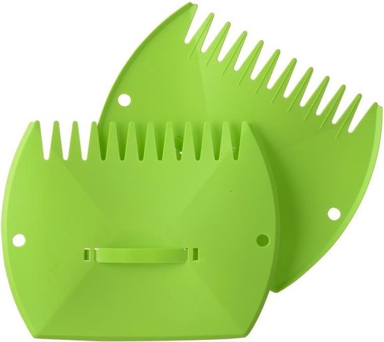 Talen Tools Bladgrijpers - Kunststof - Groen - Met Handvat - 2 stuks Talen Tools Bladgrijpers - Kunststof - Groen - Met Handvat - 2 stuks
