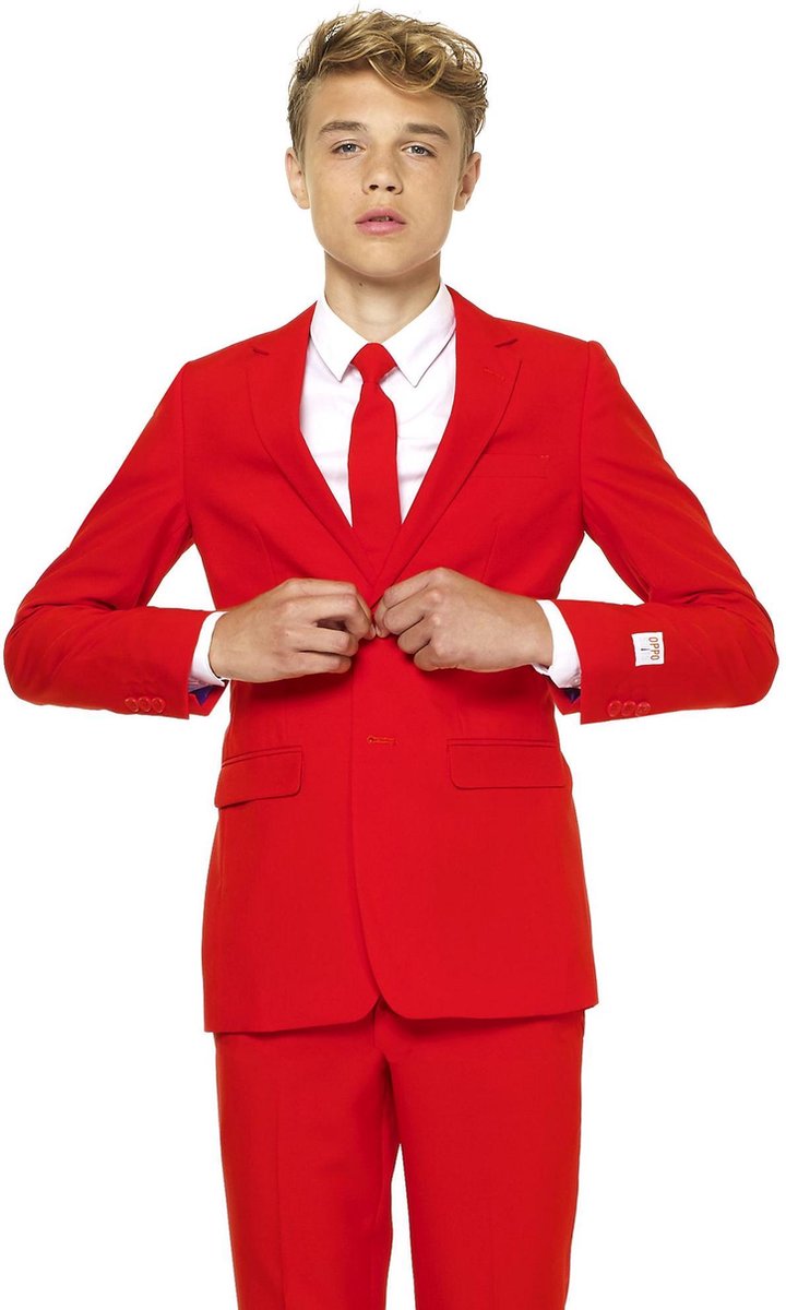 OppoSuits Red Devil - Jongens Kostuum - Rood - Kerst - Maat 170/176 |  bol.com