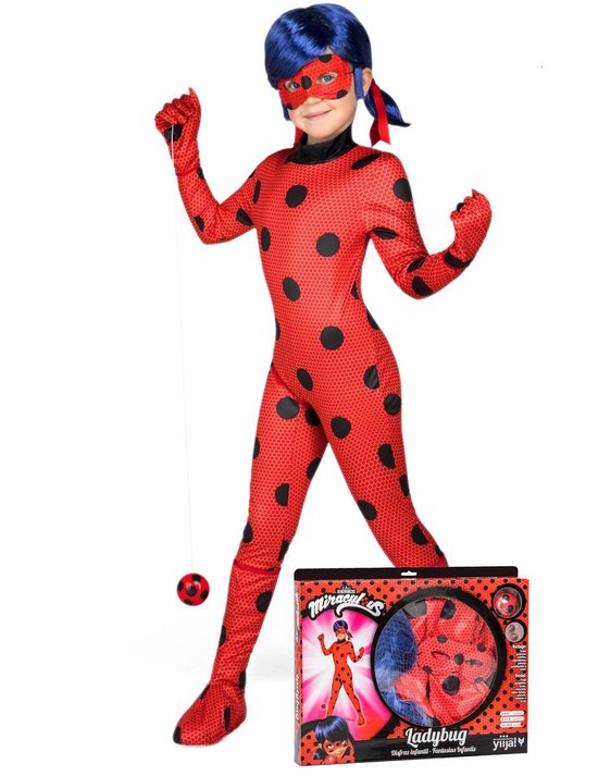 VIVING COSTUMES / JUINSA - Ladybug Miraculous kostuum voor kinderen - jaar) - Kinderkostuums