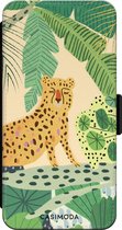 iPhone XR bookcase leer hoesje - Luipaard jungle