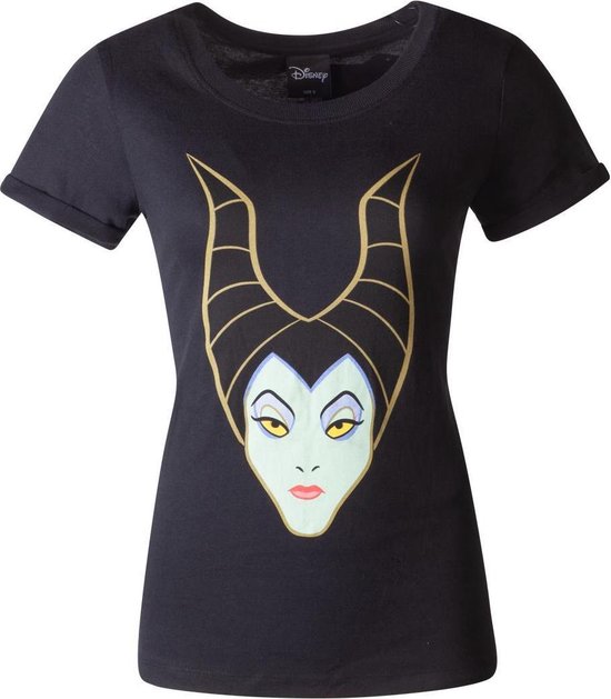 Disney Maleficent Dames T-shirt -M- Zwart