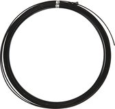 Alu draad, b: 3,5 mm, dikte 0,5 mm, zwart, plat, 4,5m