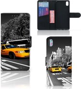 Xiaomi Redmi 7A Flip Cover New York Taxi
