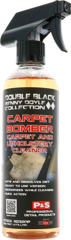 P&S Carpet Bomber 16oz  Double Black Upholstery Cleaner