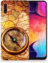 TPU Siliconen Backcover Geschikt voor Samsung Galaxy A50 Design Kompas