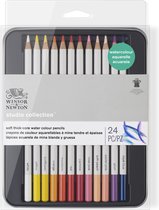 Winsor & Newton Studio Collection 24 Soft thick-core Aquarelpotloden