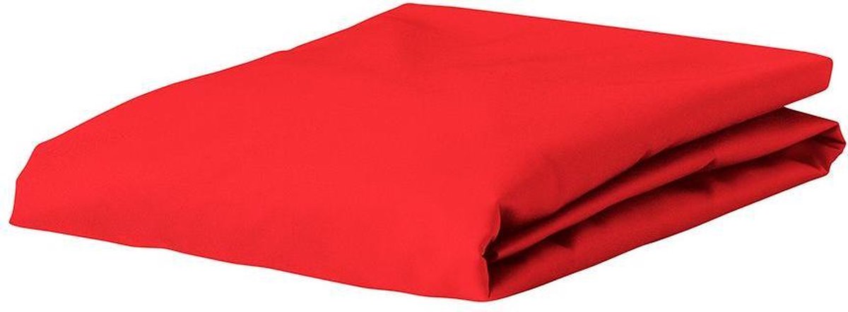 ESSENZA Mako Jersey Hoeslaken Rood - 140/160 x 200/220 cm