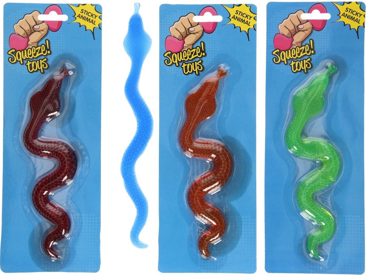 Squeeze! Toys Fidget toys slang Kleefslang