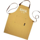 KOOK Schort Vintage Mosterd