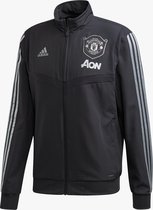 ADIDAS Manchester United EU Trainingsjack 2019-2020 Heren - Grijsdonker - Maat XS