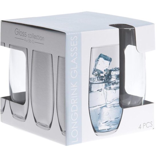 8x verres à jus / verres à eau de luxe ensemble de 360 ml