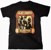 Alice Cooper Heren Tshirt -S- Elected Band Zwart