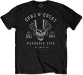 Guns N' Roses Heren Tshirt -XL- 100% Volume Zwart