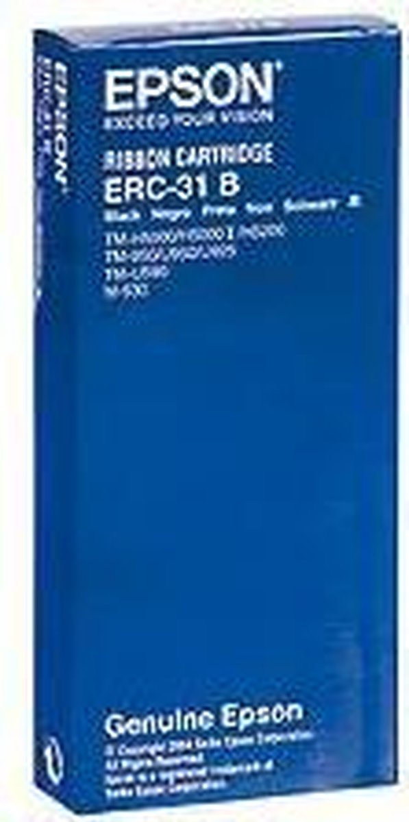 Ribbon Cartridge TM-H5000/II, -U930/II, -U950/925, -U590, black (ERC31B)