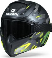 Shark Vancore 2 Kanhji Ayk Mat Antraciet Geel Zwart Integraalhelm - Motorhelm - Maat S