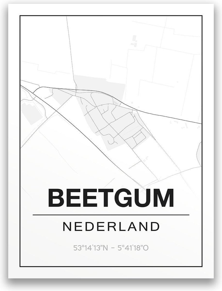 Poster/plattegrond BEETGUM - A4