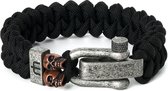 Musthef Dusty Black Skull mannen armband