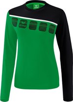| Erima 5 C Dames Sweater Sweaters groen 48 Erima Trainingtop 5 C