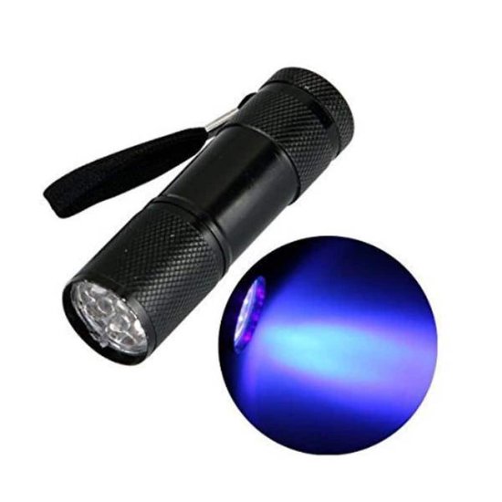 Silverline LED UV blacklight zaklamp 9 LED | bol.com