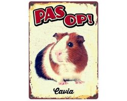 Plenty gifts waakbord blik cavia (15X21 CM)