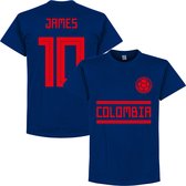 Colombia James 10 Team T-Shirt - Navy  - M