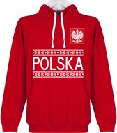 Polen Team Hooded Sweater - Rood - XXL