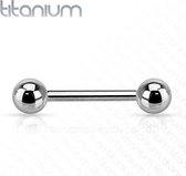 Tepelpiercing titanium 14 mm