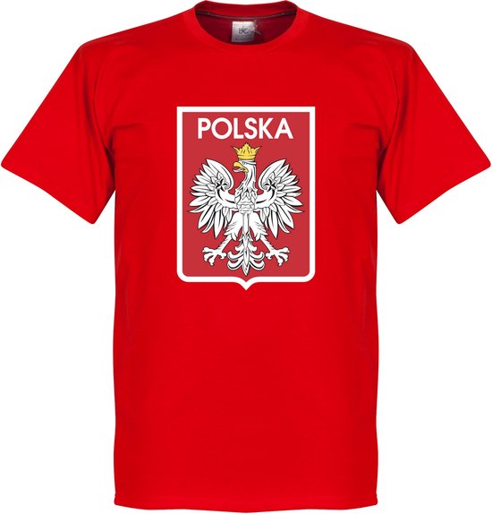 Polen Logo T-Shirt - Rood - 3XL