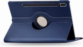 iMoshion Tablet Hoes Geschikt voor Samsung Galaxy Tab S8 Plus / Tab S7 Plus / Tab S7 FE - iMoshion 360° Draaibare Bookcase - Donkerblauw