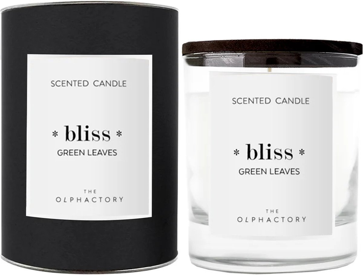 The Olphactory - Luxe geurkaars 'Bliss' (40 branduren)