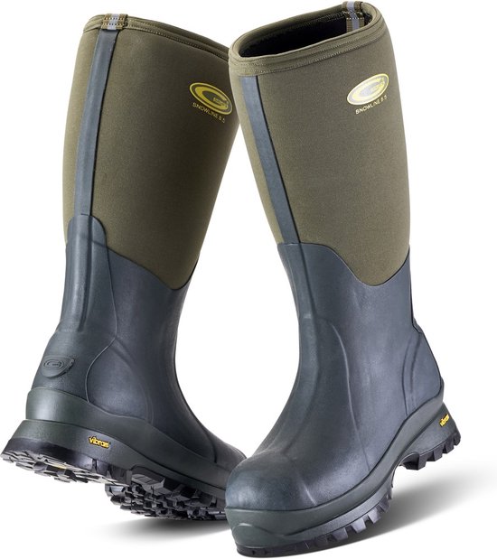 Grubs Gummistiefel Snowline Wellies Green-39/40