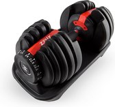 Bol.com ZEUZ 1 Stuk Verstelbare Dumbell 2.5 KG t/m 24 KG - Gewichten Halterset – Fitness Sport Set – Conditie & Krachttraining –... aanbieding
