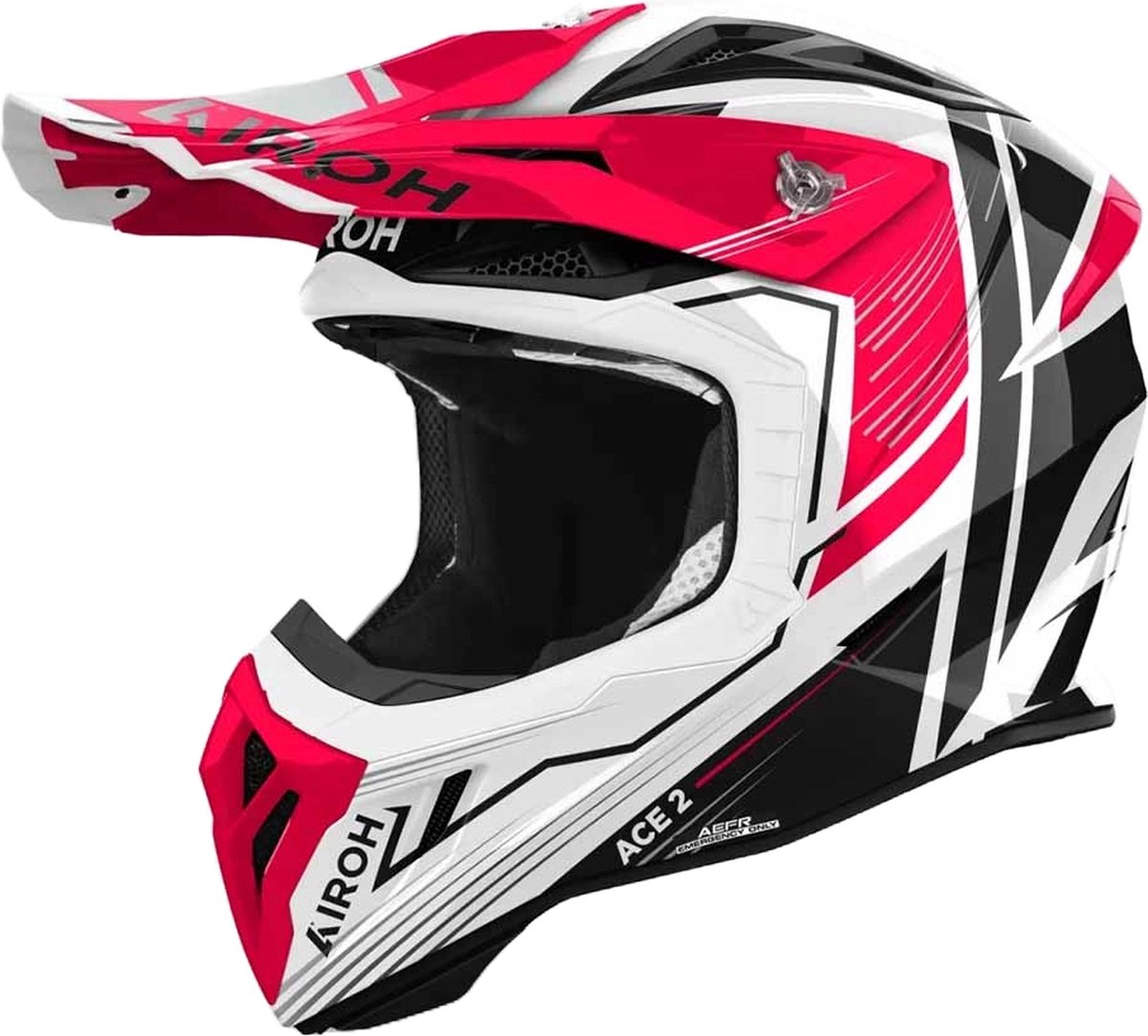 Airoh Aviator Ace 2 Engine Red Gloss S - Maat S - Helm