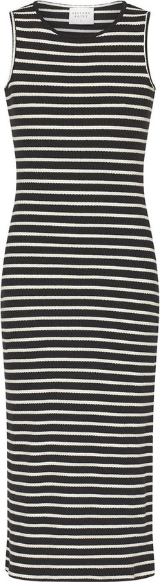 SisterS point Jurk Eike Dr2 17250 Black/cream Dames Maat - M