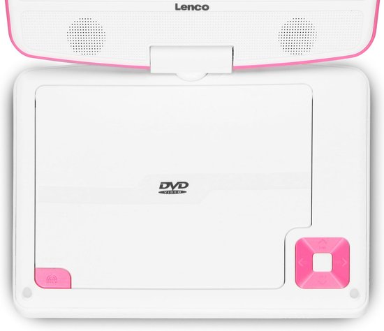 Lenco DVP-920PK - Draagbare DVD-speler met hoofdtelefoon en beugel voor in de auto - Roze/Zwart van Lenco — afbeelding 3