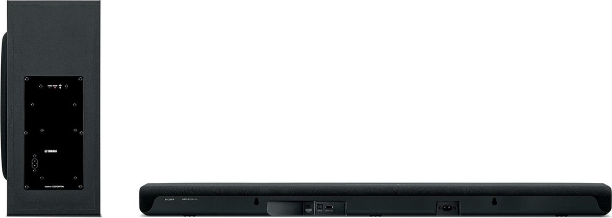 Afbeelding 2 van Yamaha SR-B40A Soundbar Atmos + Subwoofer – Surround Sound – HMDI-aansluiting – Bluetooth - Zwart