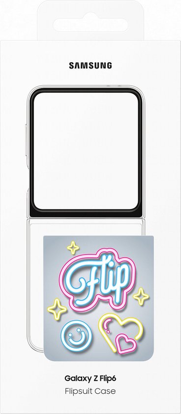 Samsung Galaxy Z Flip6 hoesje - Flipsuit case - Transparant